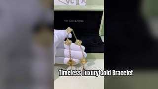 VCA Vintage Alhambra vòng tay vàng 18K