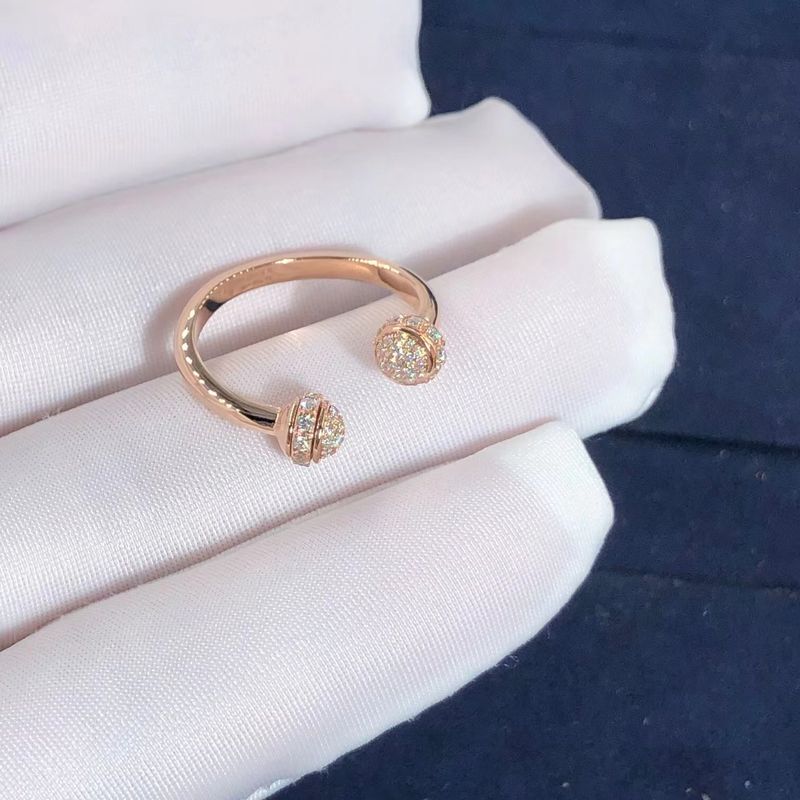 Chất lượng Phụ nữ Piaget Sở hữu Nhẫn kim cương Vòng tròn Mở rộng Xấp xỉ. 0,34 Ct nhà máy