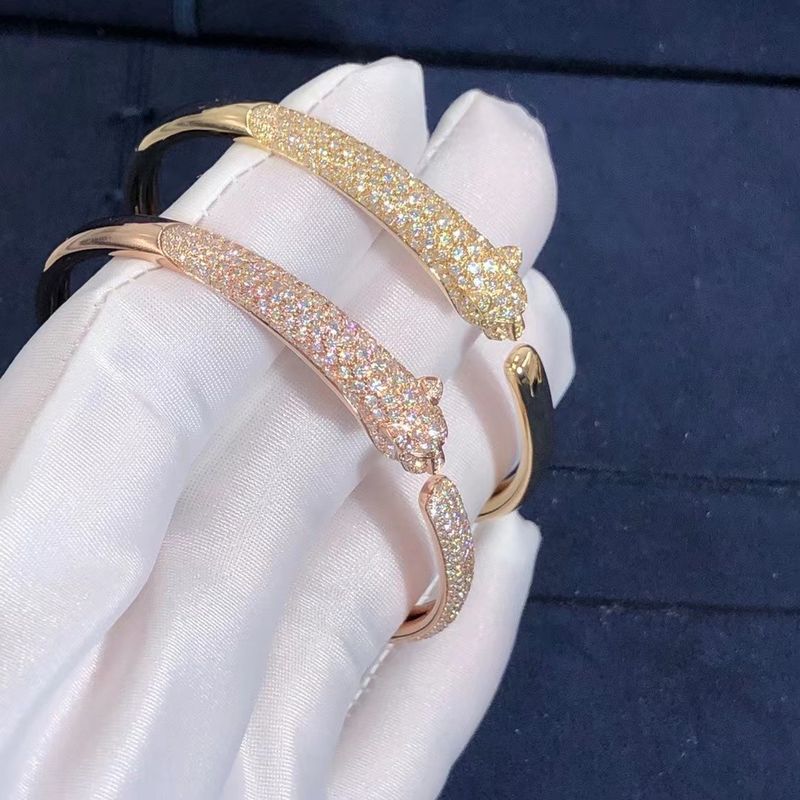 Chất lượng Vòng tay vàng 18K cao cấp Vòng tay xe hơi Panthere cho quà tặng bạn gái nhà máy