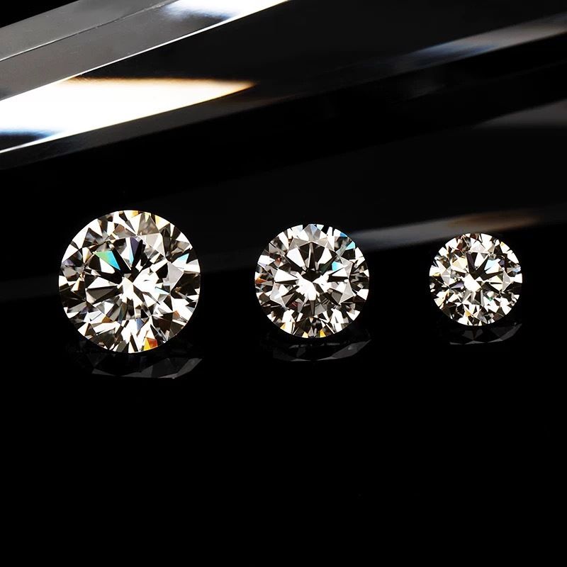 Chất lượng LuxuryShine VS2 hình tròn kim cương trưởng thành trong phòng thí nghiệm 1CT 2CT 3CT 4CT 5CT D-F Màu kim cương trắng với chứng chỉ IGI nhà máy