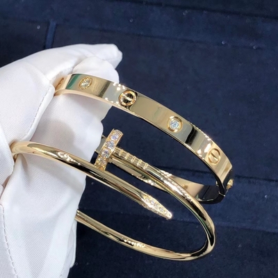 Giá bán buôn Vòng đeo tay bằng vàng 18k Juste Un Clou Vàng thật 18k và kim cương