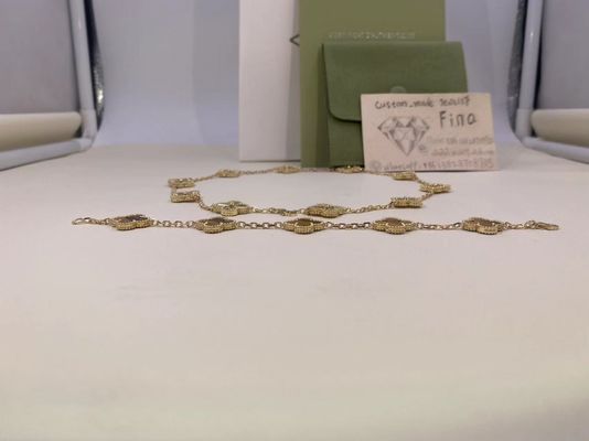Chất lượng VCA Vintage Alhambra Bracelet 5 Motifs Vàng 18k / Hoa hồng / Vàng trắng nhà máy