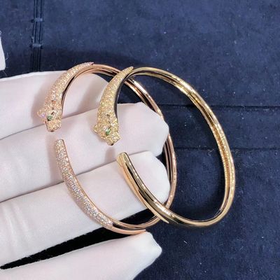 Chất lượng Vòng tay vàng 18K cao cấp Vòng tay xe hơi Panthere cho quà tặng bạn gái nhà máy