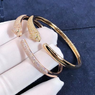 Chất lượng Vòng tay vàng 18K cao cấp Vòng tay xe hơi Panthere cho quà tặng bạn gái nhà máy
