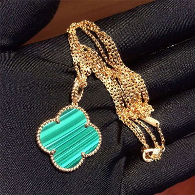 Chất lượng Cô gái Trang sức vàng 18K Magic Alhambra Vòng cổ dài 1 Motif VCARO3MG00 nhà máy