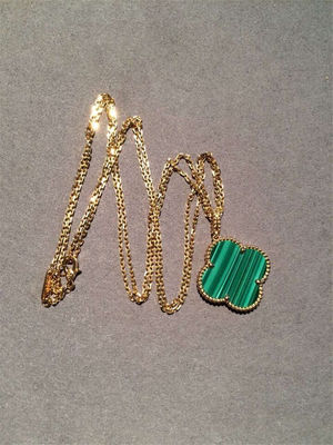 Chất lượng Cô gái Trang sức vàng 18K Magic Alhambra Vòng cổ dài 1 Motif VCARO3MG00 nhà máy