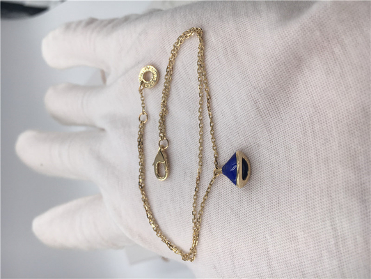 Vàng 18k Vàng Vàng Trang sức Sang trọng Đồ trang sức Divas Dream Bracelet BR857290 With Lapis Lazuli