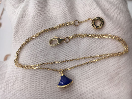 Chất lượng Vàng 18k Vàng Vàng Trang sức Sang trọng Đồ trang sức Divas Dream Bracelet BR857290 With Lapis Lazuli nhà máy
