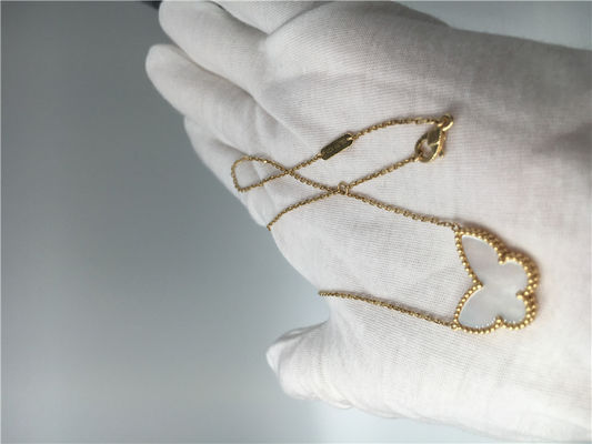 Chất lượng Vòng cổ bướm Van Cleef And Arpels, Vòng đeo tay Alhambra may mắn bằng vàng 18k nhà máy