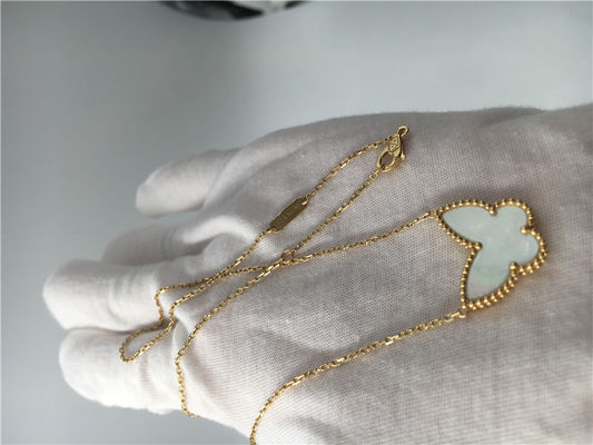 Chất lượng Vòng cổ bướm Van Cleef And Arpels, Vòng đeo tay Alhambra may mắn bằng vàng 18k nhà máy