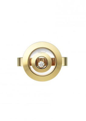 Chất lượng Nhẫn thần hạnh phúc Chopard bằng vàng 18k, hình trái tim Nhẫn kim cương 0,1 Carat tự nhiên nhà máy