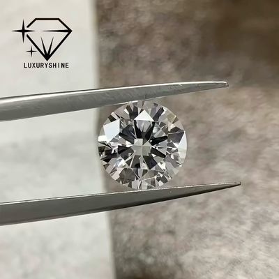 Chất lượng Kim cương thật 100% LuxuryShine Màu D-F VVS2 Hình tròn Trắng Cắt xuất sắc Kim cương nuôi cấy trong phòng thí nghiệm với Giấy chứng nhận IGI nhà máy