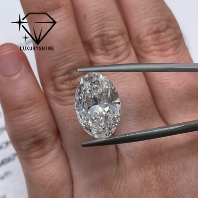 LuxuryShine 0.1-10CT VVS2 Kim cương phát triển trong phòng thí nghiệm D-F Màu trắng hình bầu dục cắt xuất sắc Với Giấy chứng nhận IGI 3EX cắt đá bởi LuxuryShine