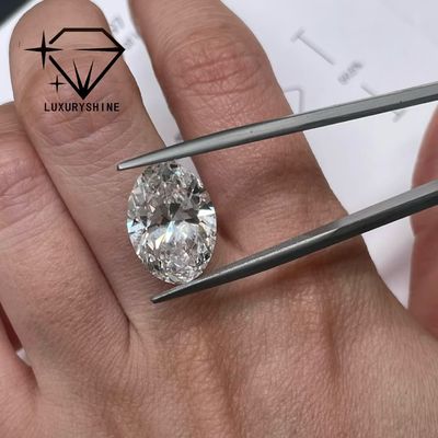 Chất lượng LuxuryShine 0.1-10CT VVS2 Kim cương phát triển trong phòng thí nghiệm D-F Màu trắng hình bầu dục cắt xuất sắc Với Giấy chứng nhận IGI 3EX cắt đá bởi LuxuryShine nhà máy