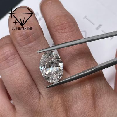 Chất lượng LuxuryShine 0.1-10CT VVS2 Kim cương phát triển trong phòng thí nghiệm D-F Màu trắng hình bầu dục cắt xuất sắc Với Giấy chứng nhận IGI 3EX cắt đá bởi LuxuryShine nhà máy