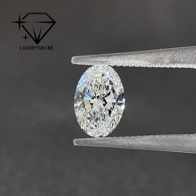 LuxuryShine tuyệt vời cắt phòng thí nghiệm trưởng thành kim cương D-F Màu trắng hình bầu dục 0.1-10CT VS1 với chứng chỉ IGI 3EX cắt đá