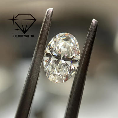 Kim Cương Nuôi Cấy LuxuryShine 0.1-10CT VS2 Màu D-F Trắng Oval Cắt Xuất Sắc Với Giấy Chứng Nhận IGI 3EX Cắt Đá Bán Sỉ