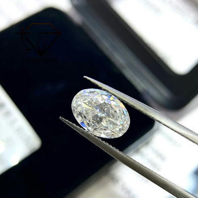 Chất lượng Kim Cương Nuôi Cấy LuxuryShine 0.1-10CT VS2 Màu D-F Trắng Oval Cắt Xuất Sắc Với Giấy Chứng Nhận IGI 3EX Cắt Đá Bán Sỉ nhà máy