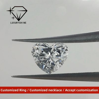 Chất lượng LuxuryShine VVS2 White Heart Excellent Cut Lab Diamond trưởng thành 1CT 2CT 3CT 4CT 5CT Hỗ trợ tùy chỉnh đặc biệt nhà máy