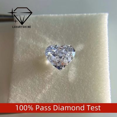 Chất lượng LuxuryShine VVS2 White Heart Excellent Cut Lab Diamond trưởng thành 1CT 2CT 3CT 4CT 5CT Hỗ trợ tùy chỉnh đặc biệt nhà máy