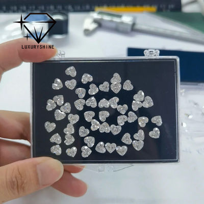 Chất lượng LuxuryShine VS2 Hình Trái Tim Cắt Xuất Sắc Kim Cương Nuôi Cấy Trong Phòng Thí Nghiệm Kim Cương Thật & Trang Sức Cưới & Trang Sức Tùy Chỉnh Hỗ Trợ Tùy Chỉnh Đặc Biệt nhà máy