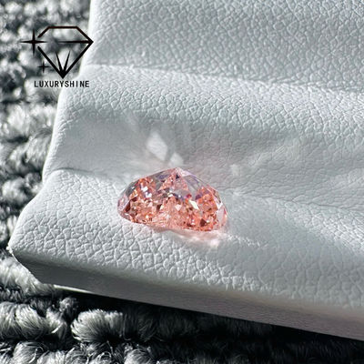 Chất lượng LuxuryShine Fancy Pink / Fancy Intense Pink / Fancy Vivid Pink Heart Cut Lab Diamond trưởng thành VVS-VS1 Kim cương thực & đồ trang sức cưới & đồ trang sức tùy chỉnh nhà máy