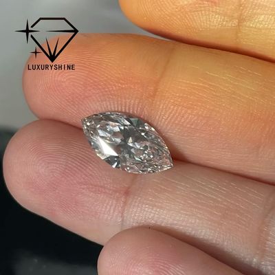 Chất lượng LuxuryShine VVS2 Marquise Shape 0.3-15ct Xương kim cương trồng trong phòng thí nghiệm Màu D-F 3EX Đá cắt với Giấy chứng nhận IGI Đá thật nhà máy