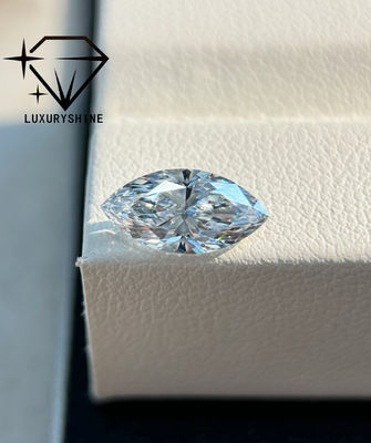 Chất lượng LuxuryShine VVS2 Marquise Shape 0.3-15ct Xương kim cương trồng trong phòng thí nghiệm Màu D-F 3EX Đá cắt với Giấy chứng nhận IGI Đá thật nhà máy