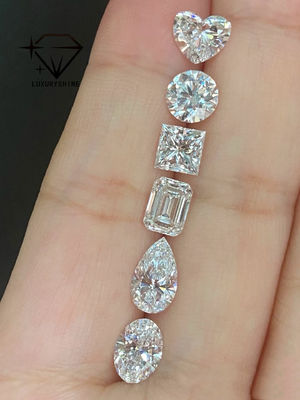 Chất lượng LuxuryShine VVS-VS Asscher Shape Lab Kim cương trưởng thành 0.1-10CT D-F Màu kim cương trắng Với Giấy chứng nhận IGI 3EX Đá cắt nhà máy
