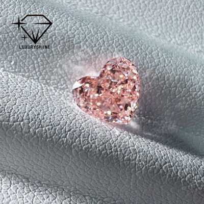 Chất lượng Kim Cương Nuôi Cấy Hình Trái Tim Màu Hồng / Vàng / Xanh Lá Cây LuxuryShine, VVS-VS Kim Cương Thật & Trang Sức Cưới & Trang Sức Tùy Chỉnh nhà máy