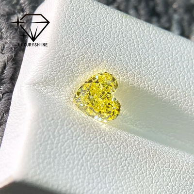 Chất lượng Kim Cương Nuôi Cấy Hình Trái Tim Màu Hồng / Vàng / Xanh Lá Cây LuxuryShine, VVS-VS Kim Cương Thật & Trang Sức Cưới & Trang Sức Tùy Chỉnh nhà máy