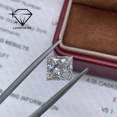 Chất lượng LuxuryShine Princess Cut Lab Diamond trưởng thành D-F Màu VVS-VS Với Giấy chứng nhận IGI nhà máy