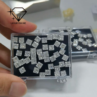 Chất lượng LuxuryShine Princess Cut Lab Diamond trưởng thành D-F Màu VVS-VS Với Giấy chứng nhận IGI nhà máy