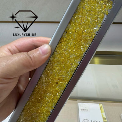 Chất lượng LuxuryShine VVS-VS Fancy Yellow/Light Yellow/Fancy Intense/Vivid Yellow Rượu vang phát triển kim cương 1CT 2CT 3CT 4CT 5CT hình bầu dục tuyệt vời cắt với chứng chỉ và trang sức tùy chỉnh nhà máy