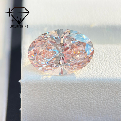 LuxuryShine 1-10CT Màu hồng Oval Phòng thí nghiệm lớn kim cương VVS-VS Kim cương lỏng kim cương tùy chỉnh với Giấy chứng nhận IGI