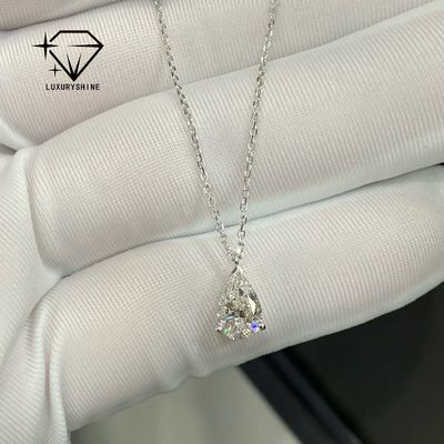 Vòng cổ kim cương sang trọng với lớp mạ vàng hồng 18k, độ trong VS2 và cắt xuất sắc dành cho phụ nữ