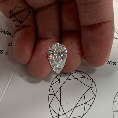 Chất lượng Phòng thí nghiệm trưởng thành Pear Kim cương VVS-VS độ rõ ràng D-F Màu IGI được chứng nhận nhà máy