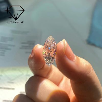 Chất lượng Máy thí nghiệm phát triển Marquise Diamond VVS-VS D-F Màu IGI được chứng nhận nhà máy