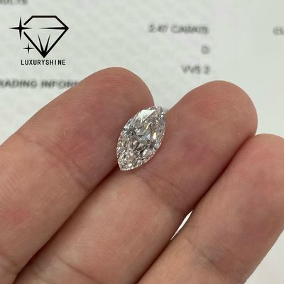 Chất lượng Máy thí nghiệm phát triển Marquise Diamond VVS-VS D-F Màu IGI được chứng nhận nhà máy
