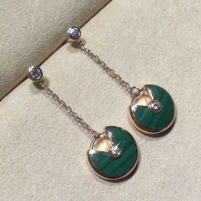Chất lượng Hoa tai Amulette De Trang sức vàng cá nhân 18k Vàng / Hồng / Trắng nhà máy