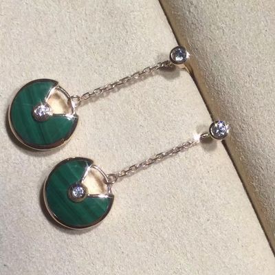 Chất lượng Hoa tai Amulette De Trang sức vàng cá nhân 18k Vàng / Hồng / Trắng nhà máy