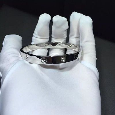 Chất lượng Trang sức thương hiệu Vòng tay tình yêu 4 viên kim cương Vàng vàng Kim cương vàng 18k nhà máy