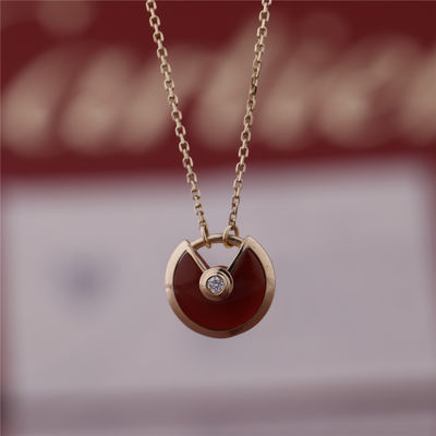 Chất lượng Xs Mẫu Vòng Cổ Amulette De Màu Vàng Vàng Với Viên Kim Cương Lapis Lazuli nhà máy