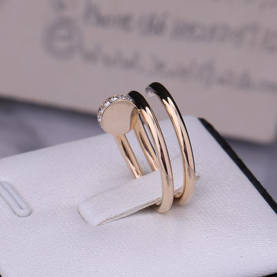 Chất lượng B4211800 Nail Juste Un Clou Nhẫn kim cương vàng 18k nhà máy