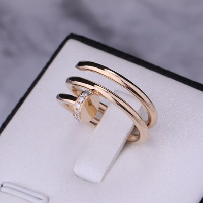 Chất lượng B4211800 Nail Juste Un Clou Nhẫn kim cương vàng 18k nhà máy