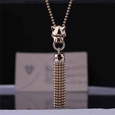 Chất lượng Vòng cổ De Cartier vàng 18K màu vàng đen sơn mài Onyx kim cương nhà máy