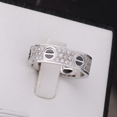 Chất lượng VÒNG TAY TÌNH YÊU cổ điển đầy đủ các viên kim cương vàng 18K được làm bằng kim cương nhà máy