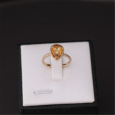 Chất lượng Custom Make Gold Luxury Trang sức Cao cấp Serpent Boheme Ring S Motif Citrin Ref JRG02702 nhà máy