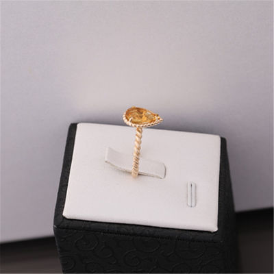 Chất lượng Custom Make Gold Luxury Trang sức Cao cấp Serpent Boheme Ring S Motif Citrin Ref JRG02702 nhà máy