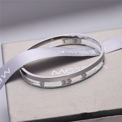 Chất lượng Luxury Jewelry Move Romane Vòng đeo tay bằng vàng trắng Kim cương Trang sức sang trọng cho phụ nữ nhà máy